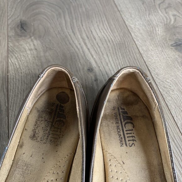 Cliffs by White Mountain Women Size 7.5M Slip-On Brown C17294Z Harriet Shoes - Picture 10 of 12